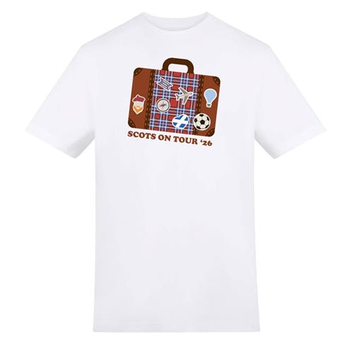 AWD - Adults Printed Scotland Fan Tee