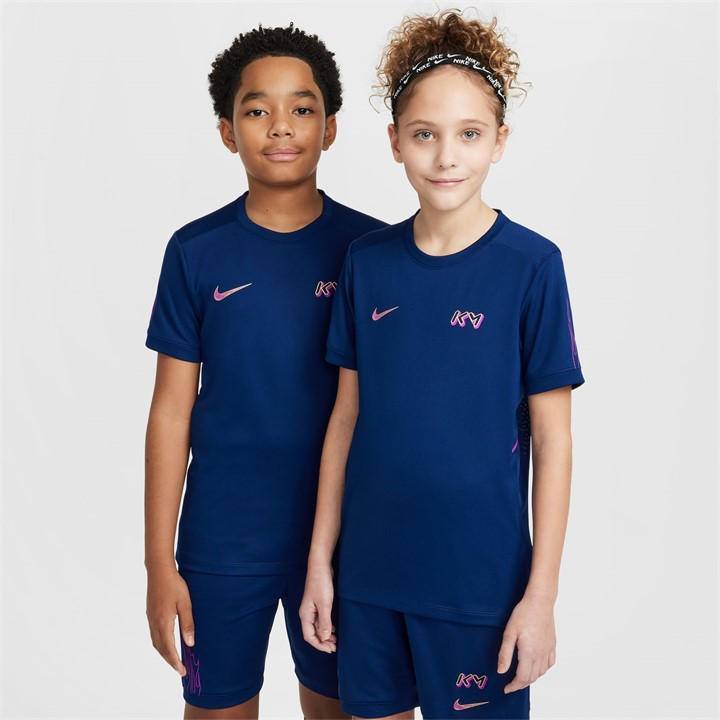 Nike  Kids Blue Mbappe Tee in Size 7 - 8 Years, Sports Direct