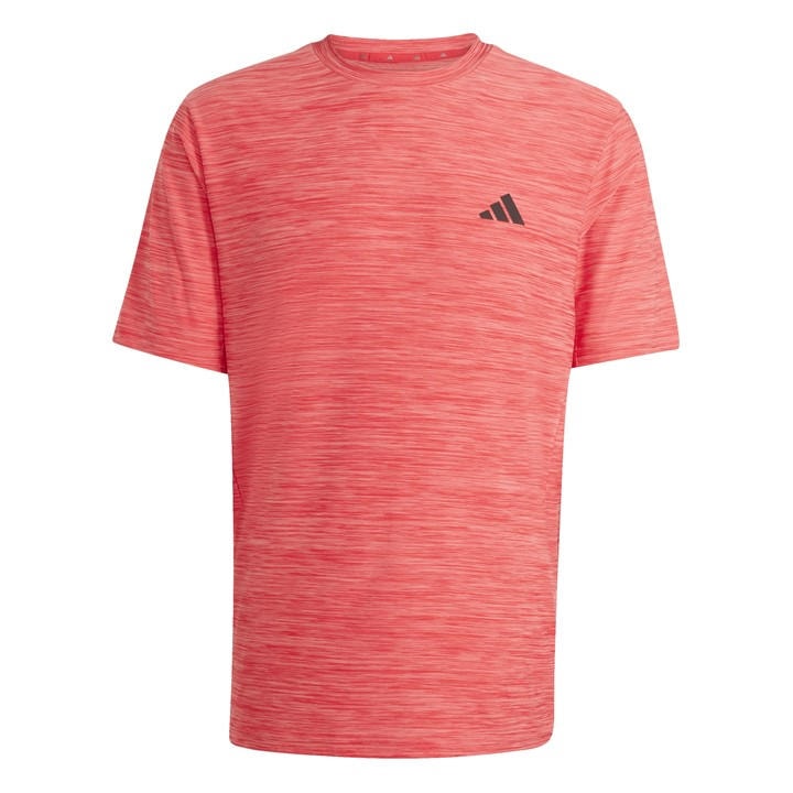 Adidas Men's Pink Train Essentials Stretch Training T-Shirt in Size M, Sports Direct