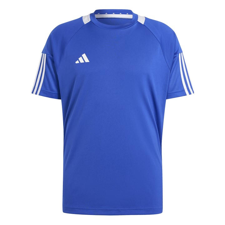 Adidas Men's Blue Classic 3 Stripe Sereno T-Shirt in Size XL, Sports Direct