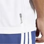 White/Black - adidas - Classic 3 Stripe Sereno T-Shirt Mens