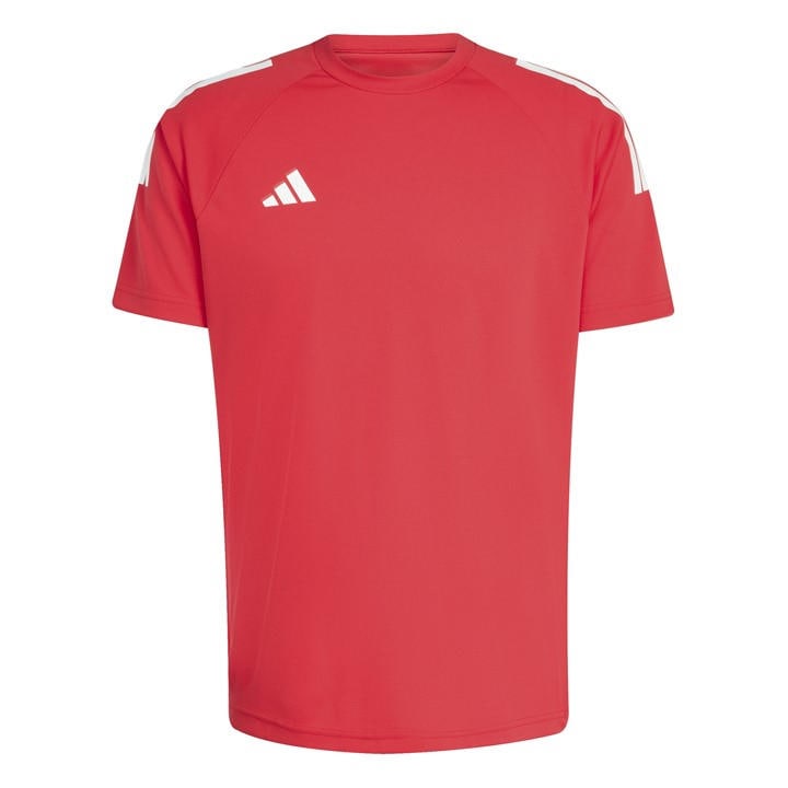 Adidas Men's Red Classic 3 Stripe Sereno T-Shirt in Size XL, Sports Direct