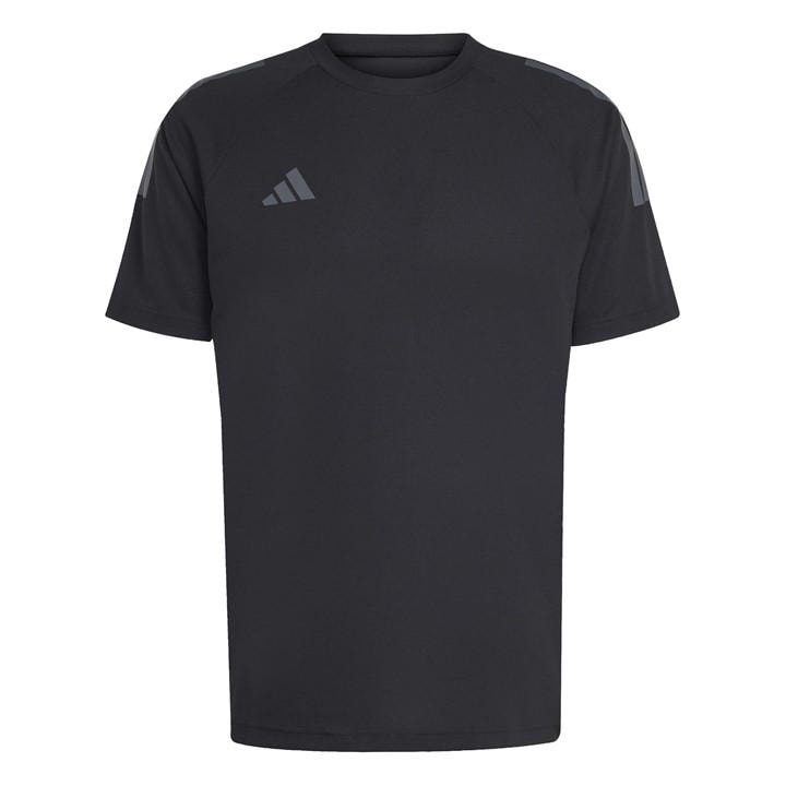 Adidas Men's Black Classic 3 Stripe Sereno T-Shirt in Size L, Sports Direct