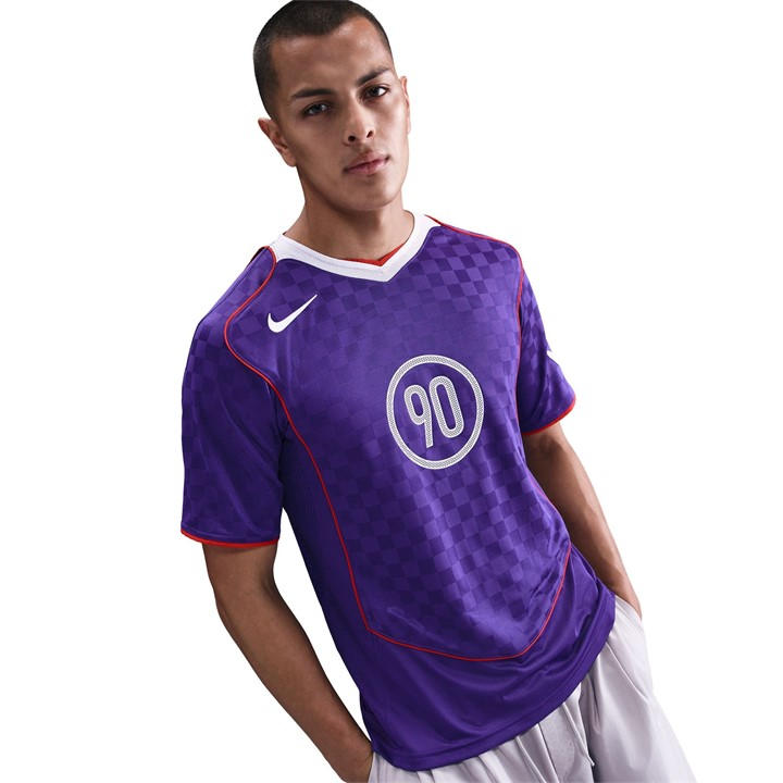 Nike Men' Purple T90 Energy Jrsy Sn54 in Size S, Sports Direct