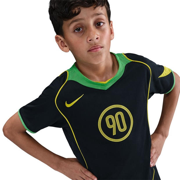 Black/Green - Nike - Kids' T90 Energy Short Sleeve T-Shirt