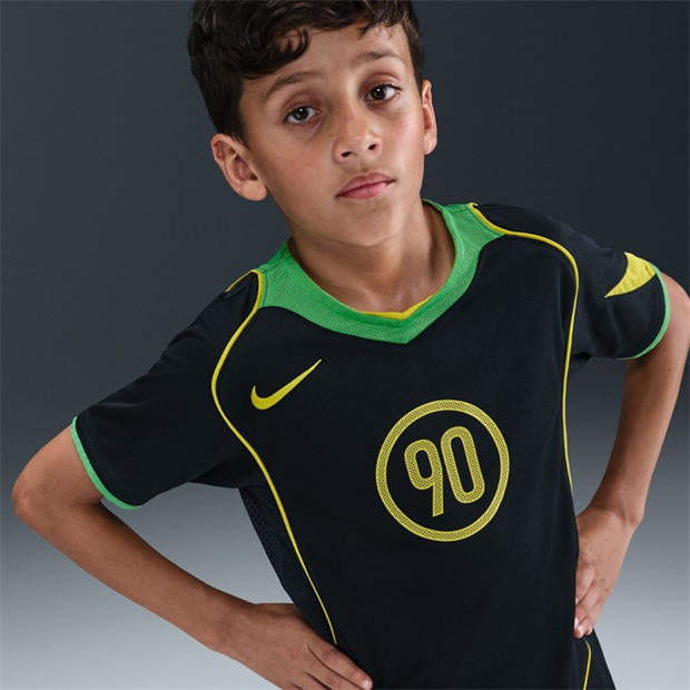 Black/Green - Nike - Kids' T90 Energy Short Sleeve T-Shirt