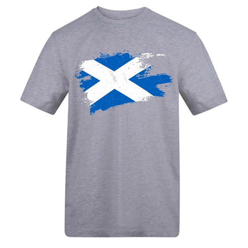 AWD - Printed Adult Football Scotland Flag Tee