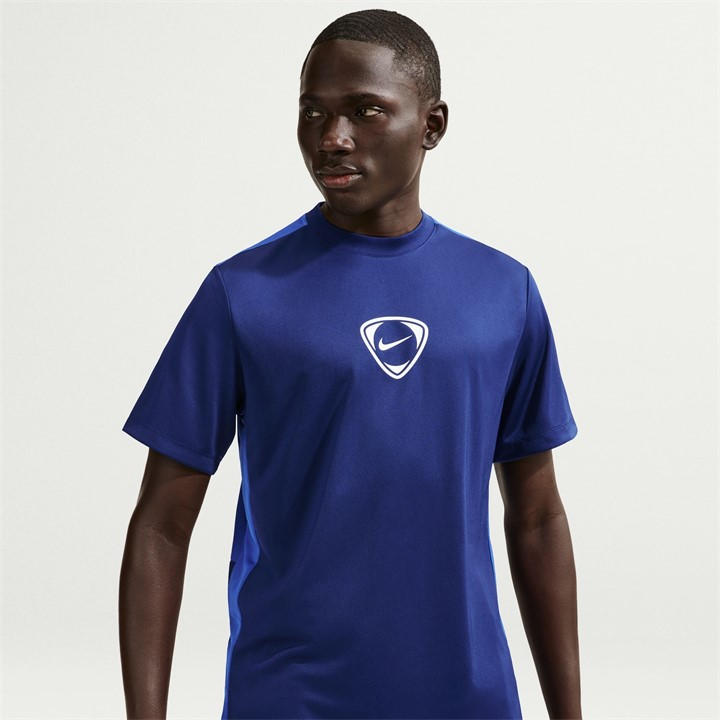 Nike Men' Blue Short Sleeve Performance T-Shirt in Size S, Sports Direct