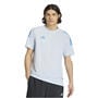 Crystal Sky - adidas - Climacool Sereno 3-Stripes Mens Shirt