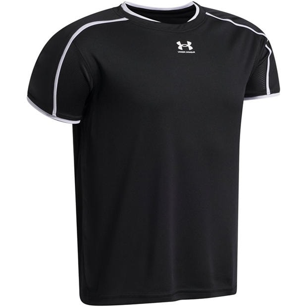 Black/White - Under Armour - Kids' Short Sleeve Performance T-Shirt