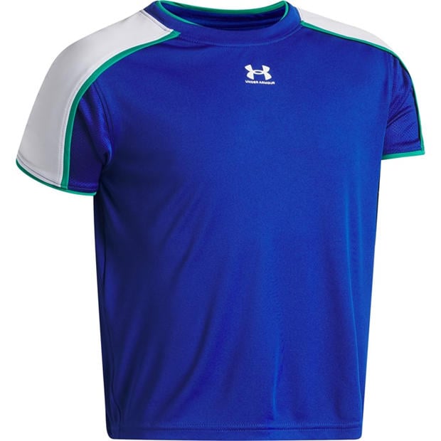 Royal / White - Under Armour - Kids' Short Sleeve Performance T-Shirt