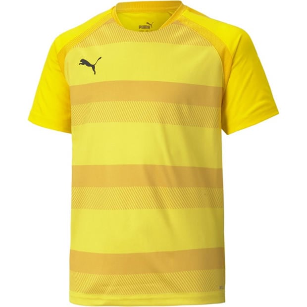 CYllw-SYllw-Blk - Puma - Puma Teamvision Jersey Jr T-Shirt Unisex Kids