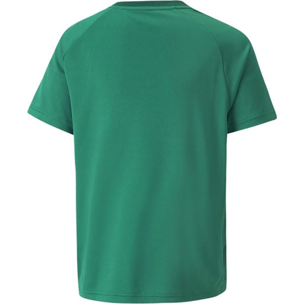 PGrn-PGrn-Wht - Puma - Puma Teamvision Jersey Jr T-Shirt Unisex Kids