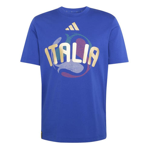 adidas - Mens Italy Short Sleeve Performance T-Shirt