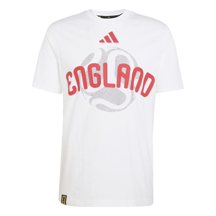 England  Men'   T-Shirt, Football by adidas in Size S, Sports Direct
