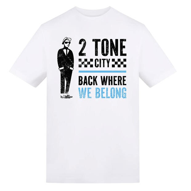 2 Tone City - AWD - Printed Adults Coventry FC Football Fan T-Shirt