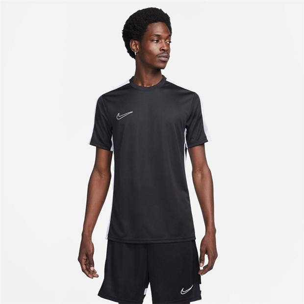Black/White - Nike - Academy Shirt Mens