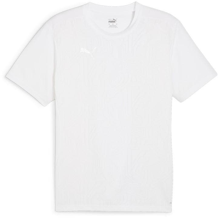 Puma Men's White Teamfinal Training Short-Sleeve Performance T-Shirt in Size 2XL, Sports Direct