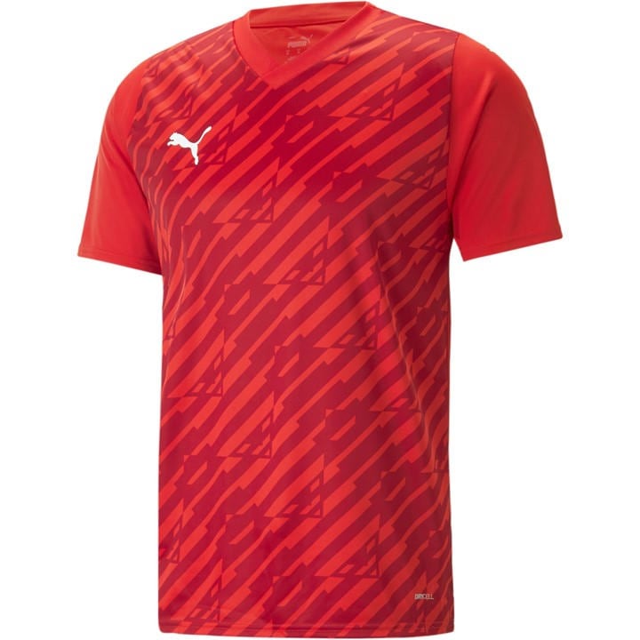 Puma Men' Red Short-Sleeve Performance T-Shirt in Size S, Sports Direct