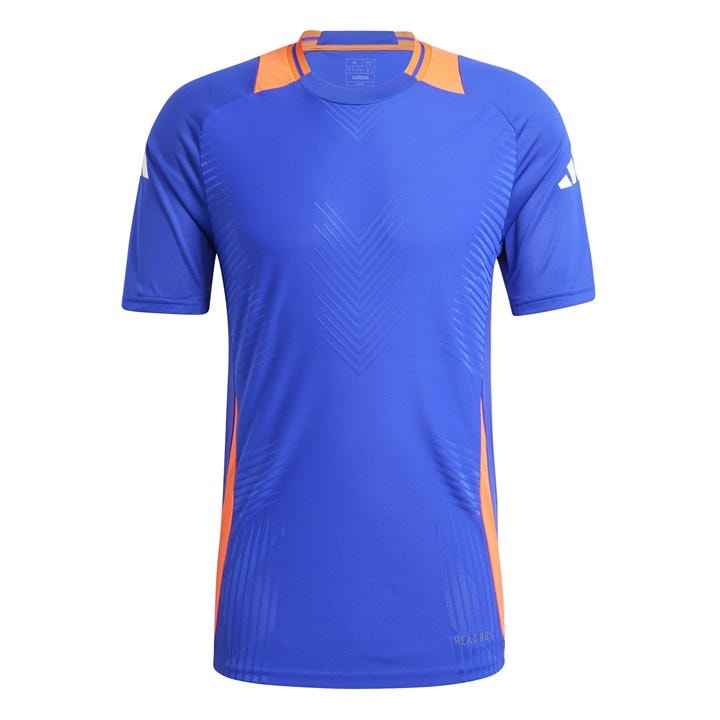 Adidas Men's Blue Tiro24 Trainer Short Sleeve Performance T-Shirt in Size 3XL, Sports Direct