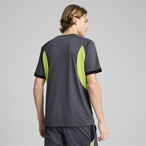 Gray/Yellow - Puma - Puma Individualliga Jersey T-Shirt Mens