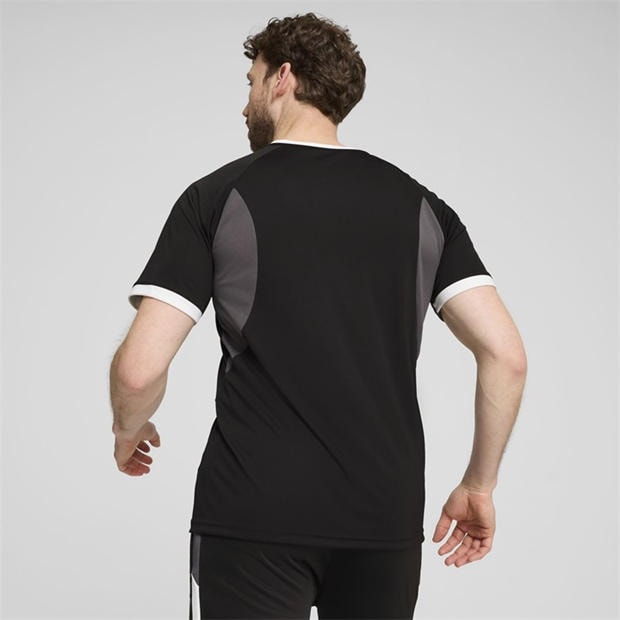 Black/White/Gry - Puma - Puma Individualliga Jersey T-Shirt Mens