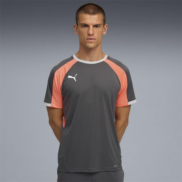 Shadow Gray - Puma - Puma Individualliga Jersey T-Shirt Mens