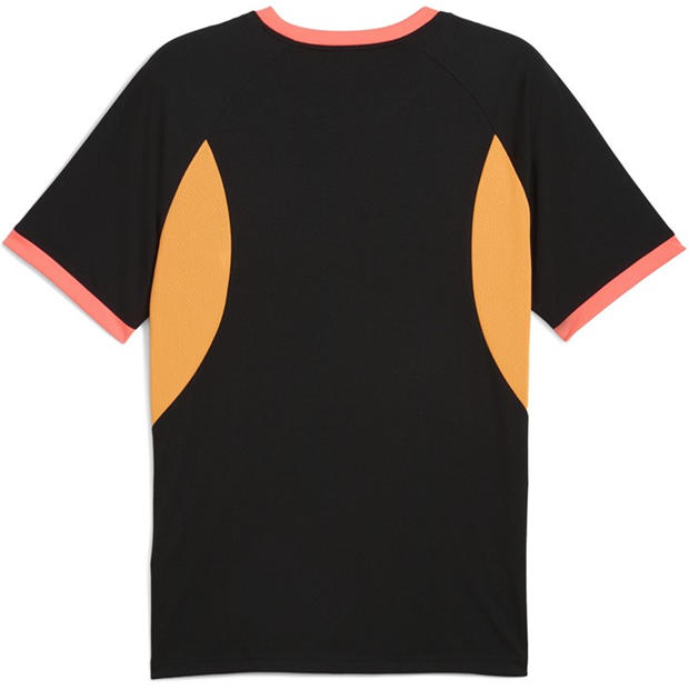 Black/Heat Fire - Puma - Puma Individualliga Jersey T-Shirt Mens