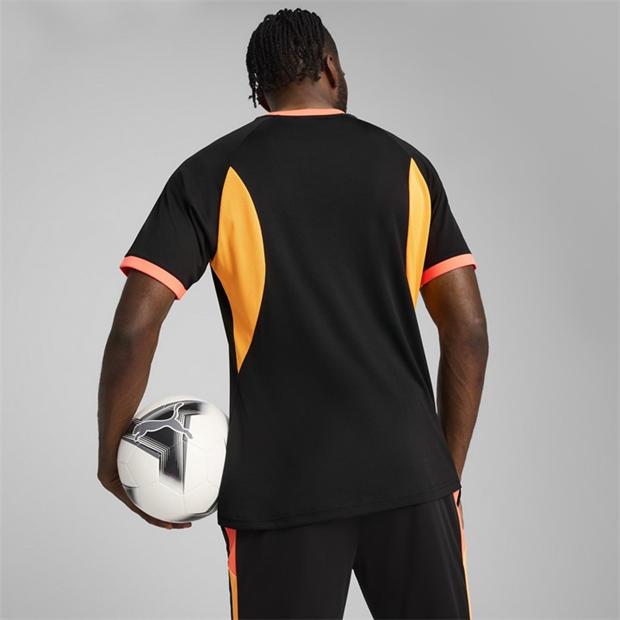 Black/Heat Fire - Puma - Puma Individualliga Jersey T-Shirt Mens