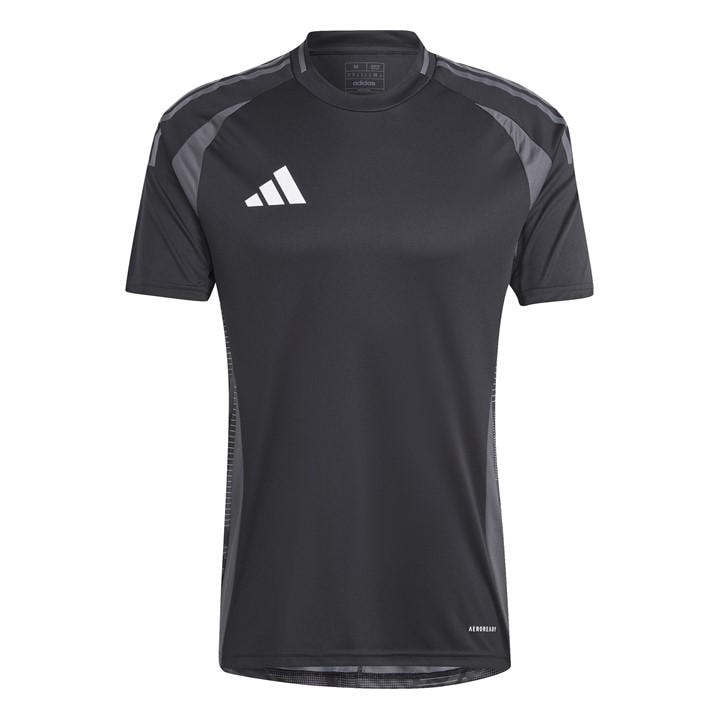 Adidas Men's Black Tiro24 Short Sleeve Performance T-Shirt in Size XL, Sports Direct