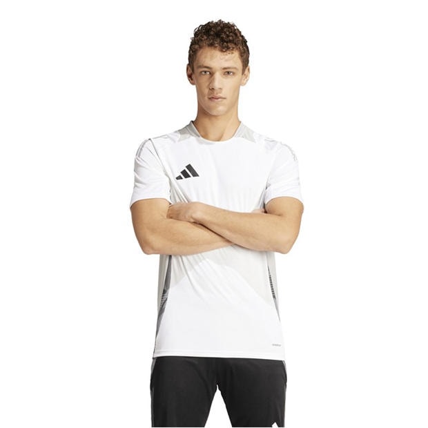 White/Grey Two - adidas - Men's Tiro24 Short Sleeve Performance T-Shirt