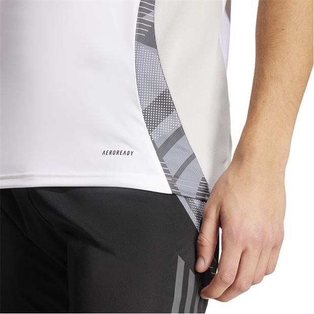 White/Grey Two - adidas - Men's Tiro24 Short Sleeve Performance T-Shirt