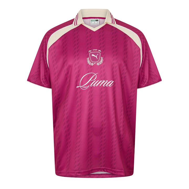 Puma Men's Pink Football Jersey T-Shirt / in Size XXS, Sports Direct