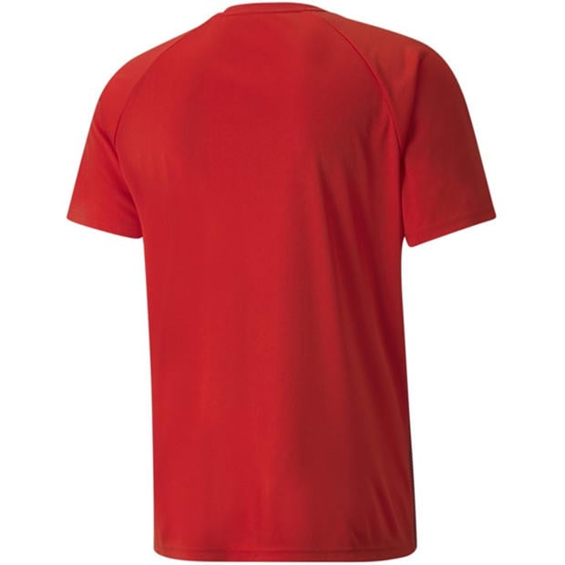 Red/Black/White - Puma - Puma Teamliga Striped Jersey T-Shirt Mens