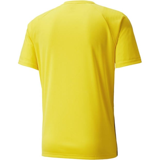 Yellow/Black - Puma - Puma Teamliga Striped Jersey T-Shirt Mens