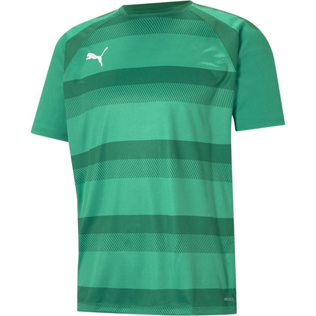 Green/Green/Wht - Puma - Puma Teamvision Jersey T-Shirt Mens