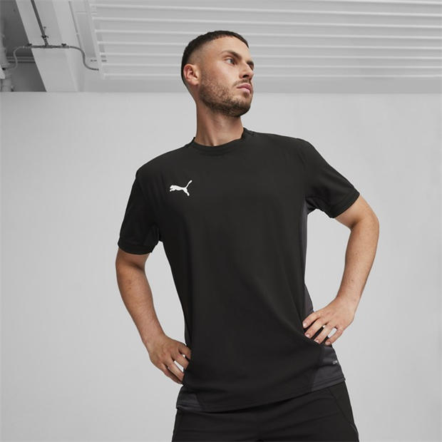 Black/White/Gry - Puma - Puma Teamfinal Jersey T-Shirt Mens
