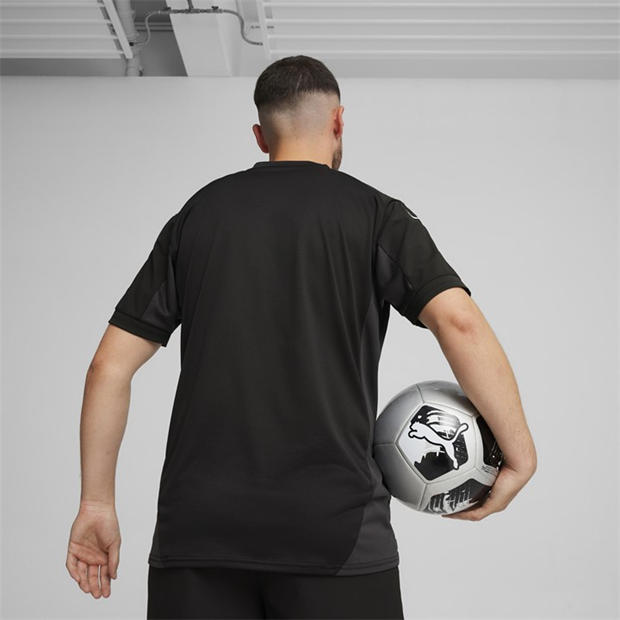 Black/White/Gry - Puma - Puma Teamfinal Jersey T-Shirt Mens