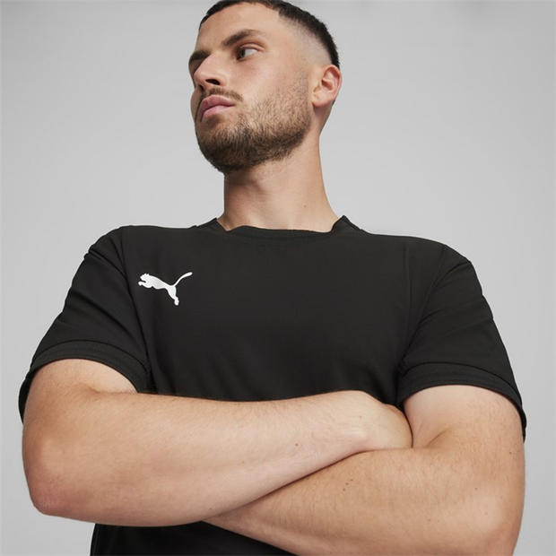 Black/White/Gry - Puma - Puma Teamfinal Jersey T-Shirt Mens