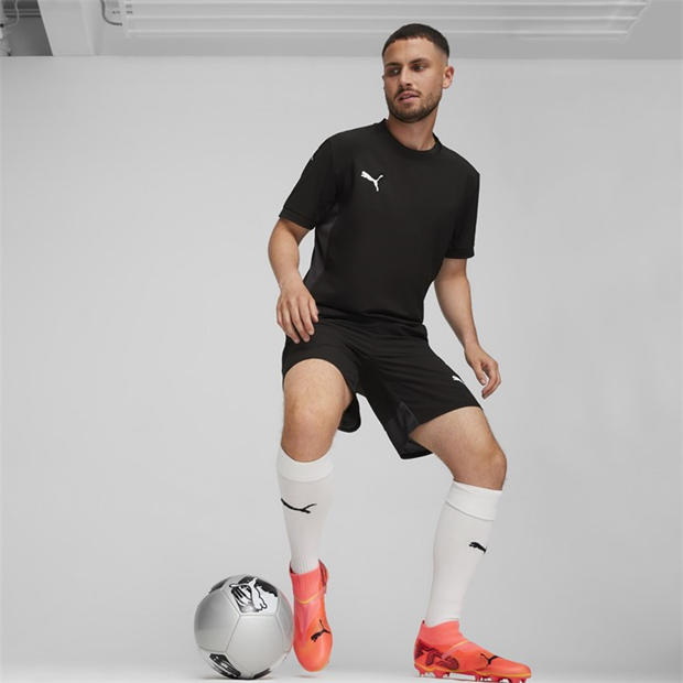 Black/White/Gry - Puma - Puma Teamfinal Jersey T-Shirt Mens