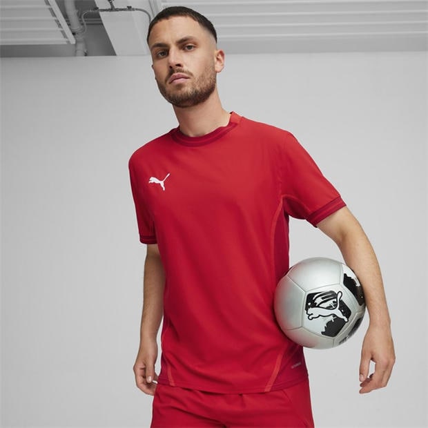 Red/White/Red - Puma - Puma Teamfinal Jersey T-Shirt Mens