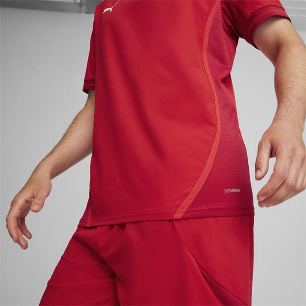 Red/White/Red - Puma - Puma Teamfinal Jersey T-Shirt Mens