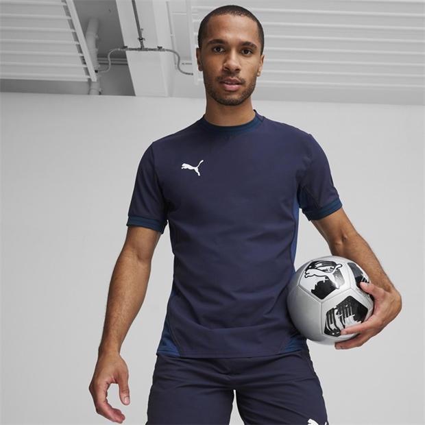 Navy/White/Blue - Puma - Puma Teamfinal Jersey T-Shirt Mens