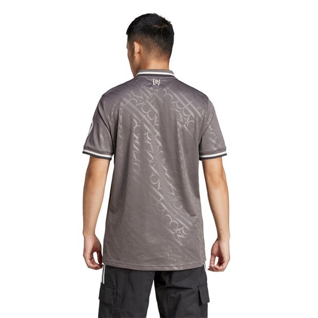 Charcoal - adidas - Men's Real 3 Jersey Short Sleeve Performance T-Shirt