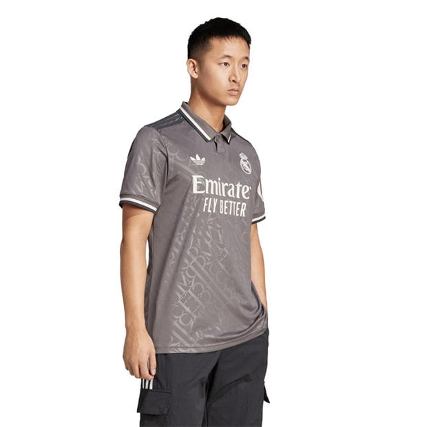 Charcoal - adidas - Men's Real 3 Jersey Short Sleeve Performance T-Shirt