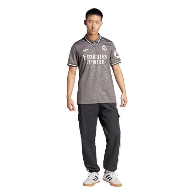 Charcoal - adidas - Men's Real 3 Jersey Short Sleeve Performance T-Shirt