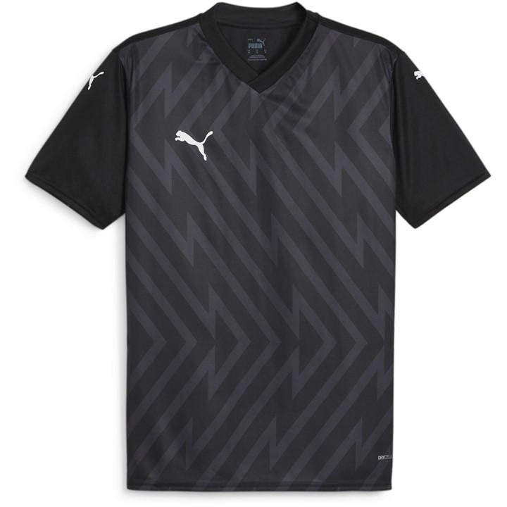 Puma Men's Black Teamglory Jersey T-Shirt in Size XL, Sports Direct