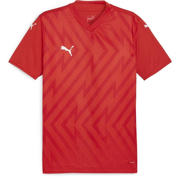 Red/White - Puma - Puma Teamglory Jersey T-Shirt Mens