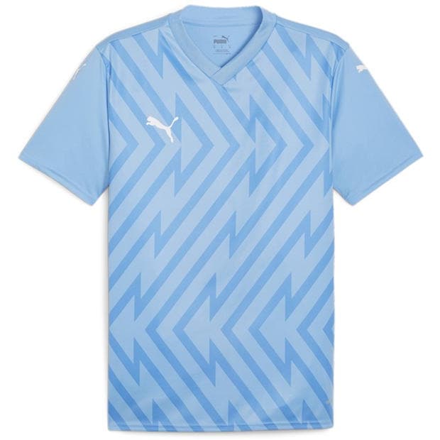 Light Blue/Wht - Puma - Puma Teamglory Jersey T-Shirt Mens