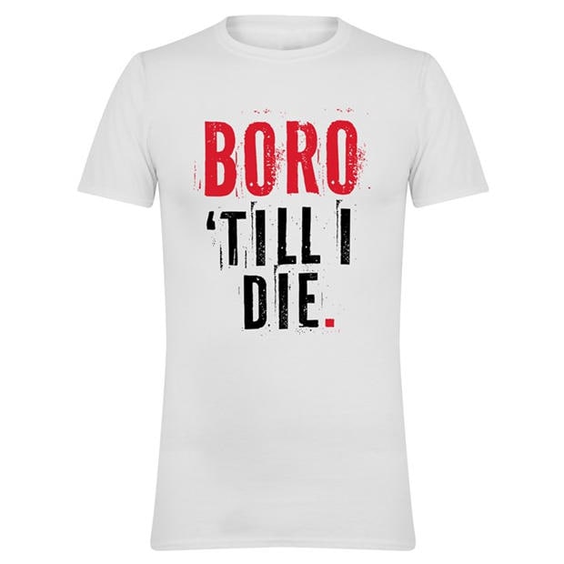 Boro Till I - AWD - Printed Adults Middlesbrough Fan Tee